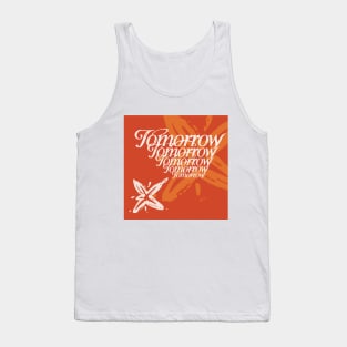 Tomorrow logo vector art design Tank Top